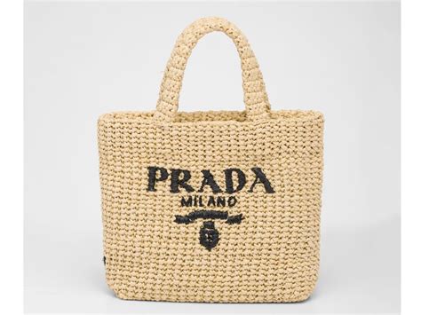 prada borsa paglia